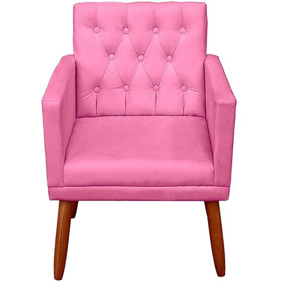 Imagem de Poltrona Cadeira para Sala de estar Capitone Resistente Escritório Recepção  Sala de espera