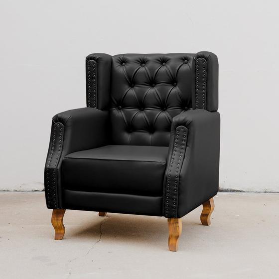 Imagem de Poltrona Chesterfield Berger Preto