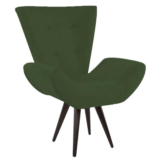 Imagem de Poltrona Decorativa Bella Suede Verde