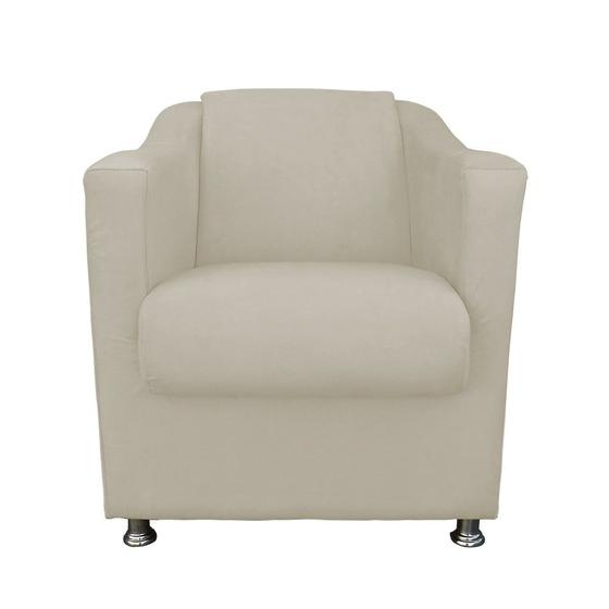 Imagem de Poltrona Decorativa Bia Sacada, Sacada, de Reunião Sued Bege - Kimi Design