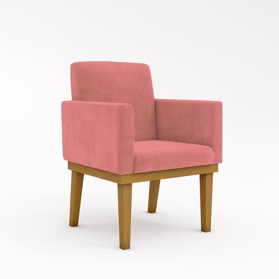 Imagem de Poltrona Decorativa Com Base Reforçada Sala Quarto JL Decor