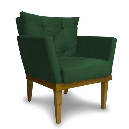 Imagem de Poltrona Decorativa Julia Suede Verde - Meu Lar Decorações