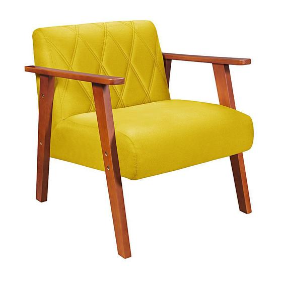 Poltrona Decorativa Madri em Suede Essencial Estofados Menor preço em Poltrona Decorativa Madri em Suede Essencial Estofados