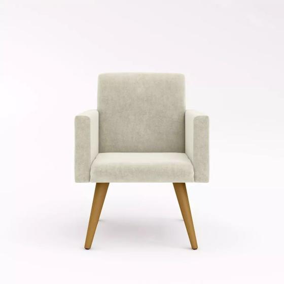 Poltrona Decorativa Nina Suede - Se Liga Shop Menor preço em Poltrona Decorativa Nina Suede - Se Liga Shop