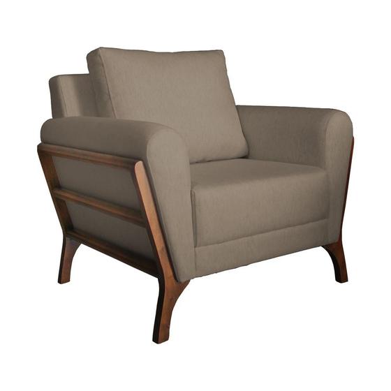 Poltrona Decorativa Sabrina Veludo Cappuccino - Wr Decor Menor preço em Poltrona Decorativa Sabrina Veludo Cappuccino - Wr Decor