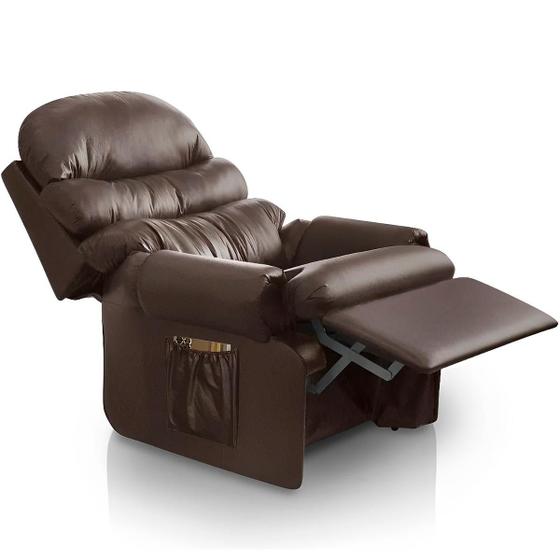 Poltrona Do Papai Retrátil Soft Com Encosto Reclinável E Macio Para Sala de Estar Menor preço em Poltrona Do Papai Retrátil Soft Com Encosto Reclinável E Macio Para Sala de Estar