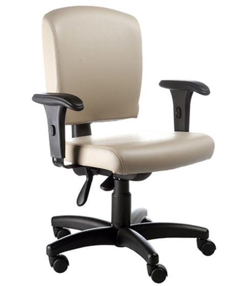Imagem de Poltrona Executiva Luxuosa com Braços Fixos Linha Alpha