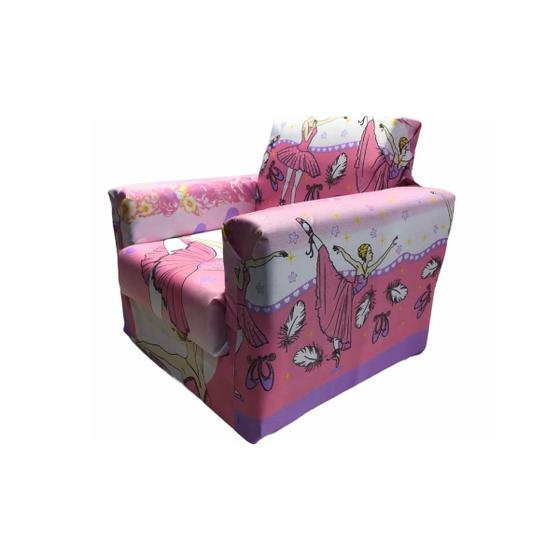 Imagem de Poltrona Infantil Mini Sofá Estampados Menino e Menina
