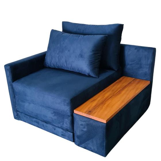 Poltrona Para Sala De Tv E Quarto, Cama Solteiro C/TAMPÃO DIREITO Menor preço em Poltrona Para Sala De Tv E Quarto, Cama Solteiro C/TAMPÃO DIREITO