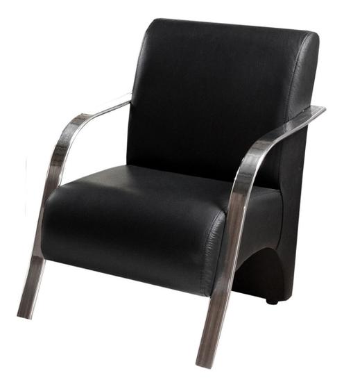 Imagem de Poltrona Sevilha Cadeira Braço Alumínio Decoração Sala Recepção