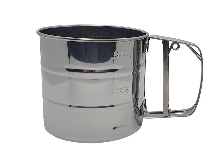 Imagem de Polvilhador Em Aço Inox C/ Peneira Para Açúcar, Tapioca