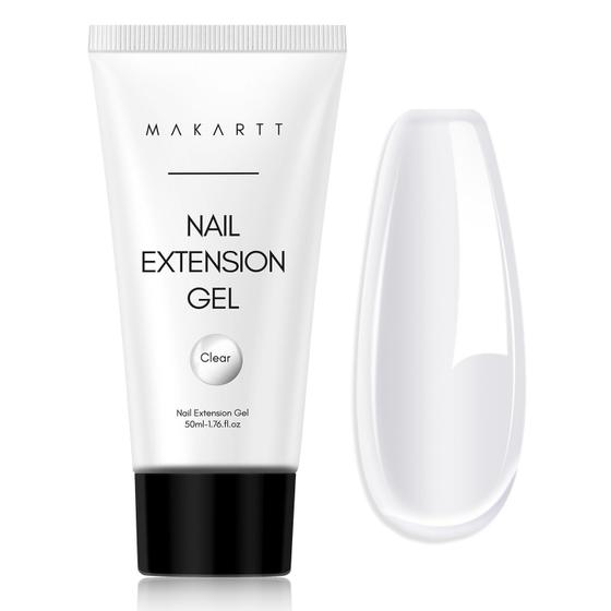 Imagem de Poly Nail Gel Clear 50 ml Gel Builder Makartt Natural-Look