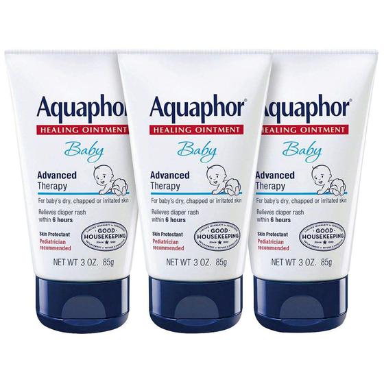 Imagem de Pomada Aquaphor Baby Advanced Therapy - Kit com 3 Unidades (90mL cada)