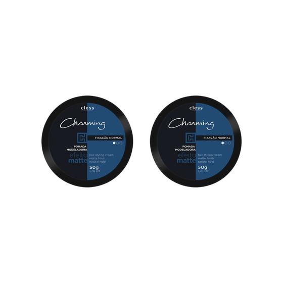 Imagem de Pomada Capilar Charming 50g Normal Efeito Matte-Kit C/2un