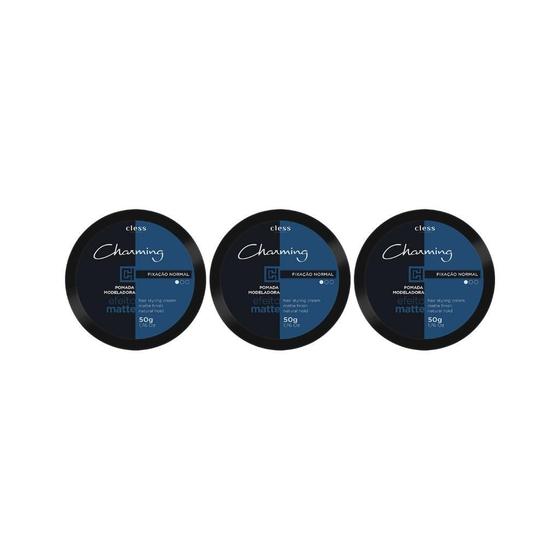 Imagem de Pomada Capilar Charming 50G Normal Efeito Matte-Kit C/3Un