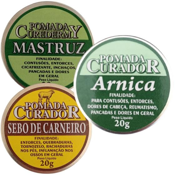 Imagem de Pomada Cicatrizante e Anti-inflamatória de Arnica, Mastruz e Sebo de Carneiro