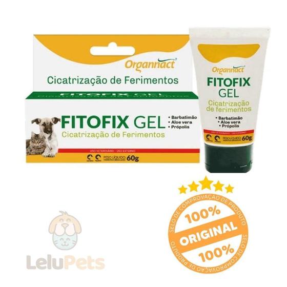 Imagem de Pomada Cicatrizante Fitofix Gel Organnact 60g