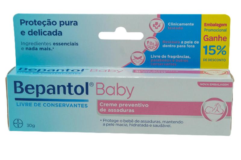 Imagem de Pomada Creme Preventivo de Assaduras Bepantol Baby Creme 30g