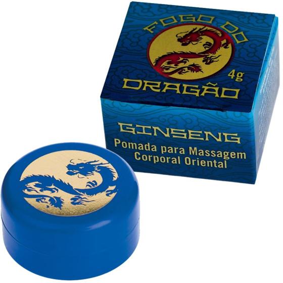 Imagem de Pomada De Massagem Corporal Oriental Fogo Do Dragão Ginseng