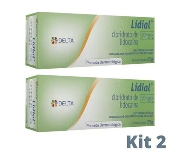 Imagem de Pomada dermatologica 25g kit com 2 unidades