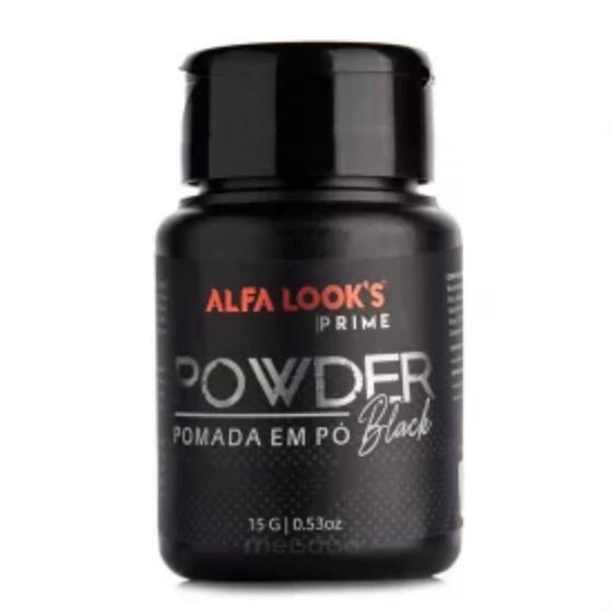 Pomada em Pó Black Alfa Looks 15g - ALFA LOOKS - Pomada para Cabelo ...