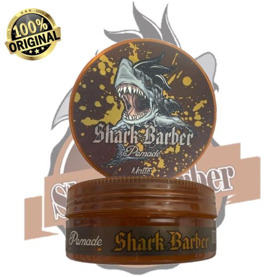 Imagem de Pomada Matt Caramelo Premium Shark Barber 150g