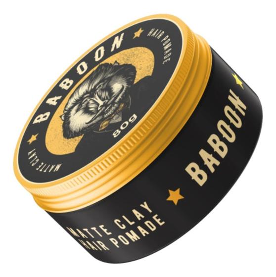 Pomada Modeladora Matte Clay Hair Pomade 80g Baboon Menor preço em Pomada Modeladora Matte Clay Hair Pomade 80g Baboon