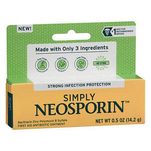 Imagem de Pomada Neosporin Simply Fórmula 0,5 Oz - Pacote com 4 Unidades
