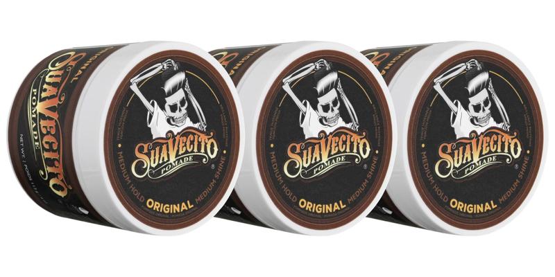 Imagem de Pomada para Cabelo Suavecito Original Hold - Kit com 3 Unidades (118ml cada)