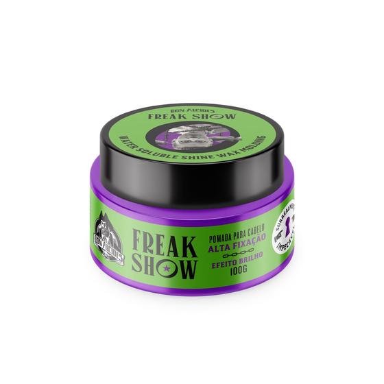 Imagem de Pomada para Cabelo Water Soluble Don Alcides Freak Show - 80g: O segredo dos penteados duradouros!