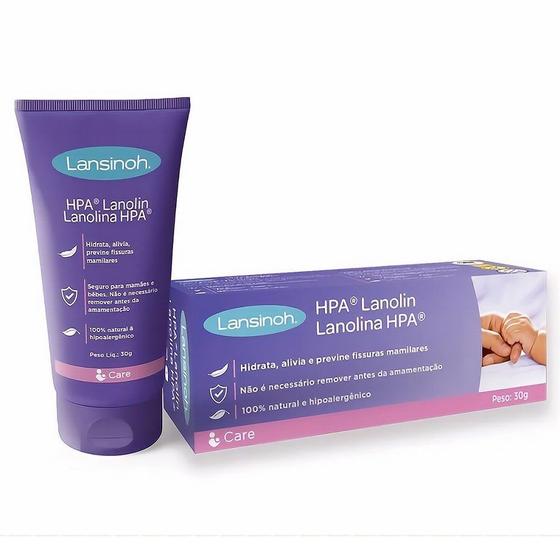 Imagem de Pomada para os seios lansinoh hpa lanolina 100% natural com 30g