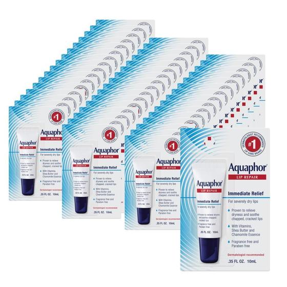 Imagem de Pomada reparadora labial Aquaphor Long-lasting Moisture 10mLx48