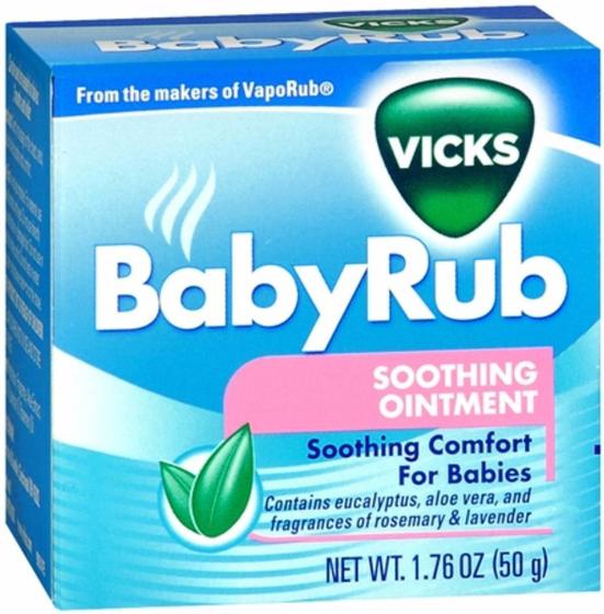 Imagem de Pomada Vicks Babyrub Baby Rub Infantil