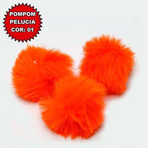 Imagem de POMPOM PELUCIA 70MM Varias Cores - 10PC -