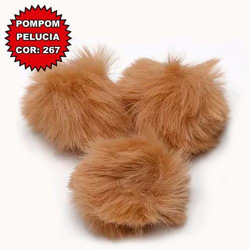 Imagem de POMPOM PELUCIA 70MM Varias Cores - 10PC -