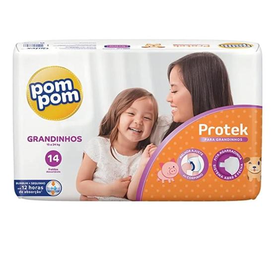 Imagem de Pompom Protek Jumbo Tam Grandinhos C/14UN 20472-0
