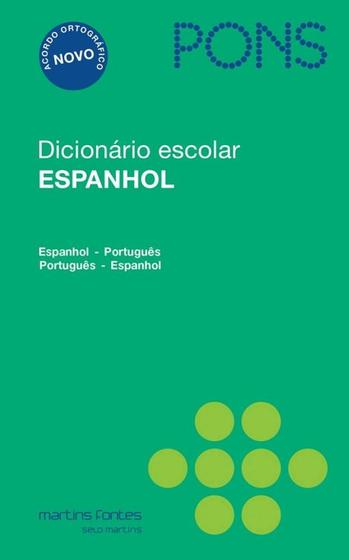 Imagem de Pons - dicionario escolar espanhol - MARTINS EDITORA
