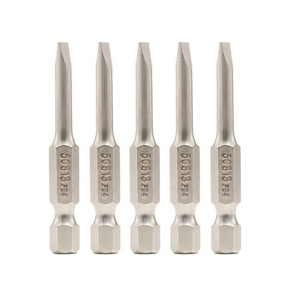 Imagem de Ponta Bits Fenda SATA 1/4P 5mmx50mm - Embalagem com 5 Unidades
