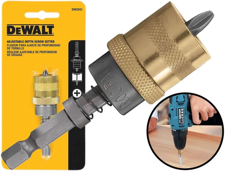 Imagem de Ponta Para Parafusar Bits Para Drywall Bricolagem Com Regulador De Profundidade Dewalt 