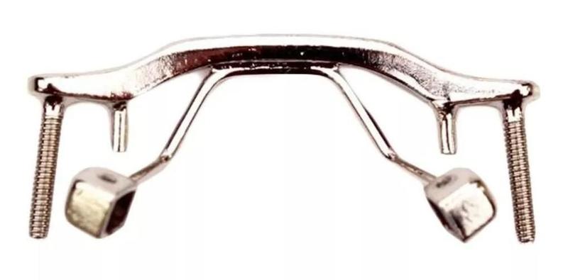 Imagem de Ponte Metal Armação 10 Peças Silhouette Óculos Prateado