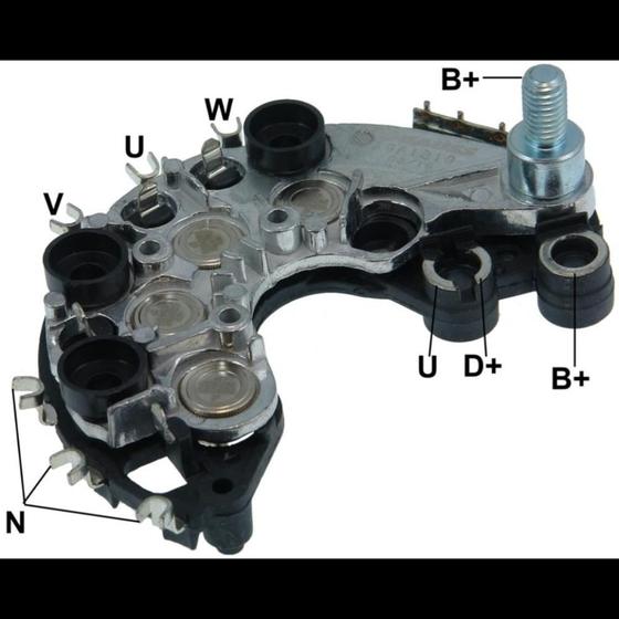 Imagem de Ponte retificadora 1Ah  12V   Vectra 1993 a 2012 Gauss 