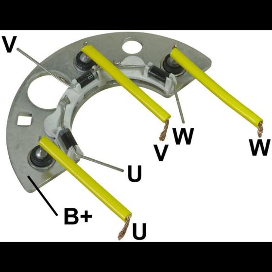 Imagem de Ponte retificadora 55Ah 12V Vw 18.280 Ots 2016 a Gauss 