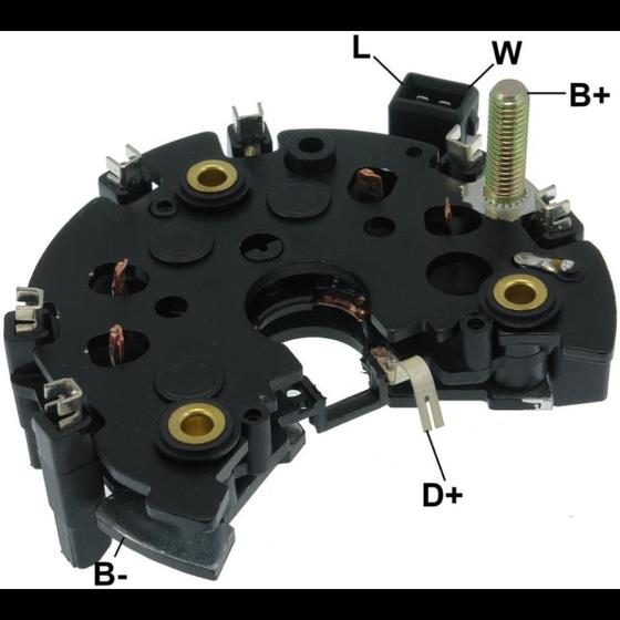 Imagem de Ponte retificadora 9Ah  12V  Seat Inca 1998 a 2003 Gauss 