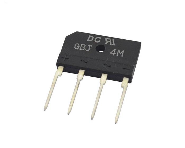 Imagem de Ponte Retificadora GBJ4M 4A/1000V - DC