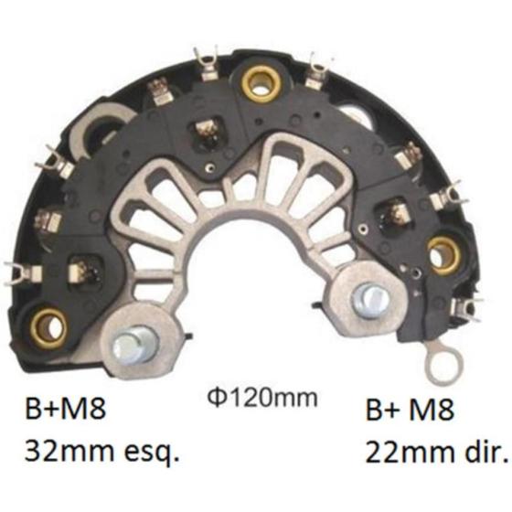 Imagem de Ponte retificadora Mercedes Benz Ls 1938 1998 a 2005 IKRO