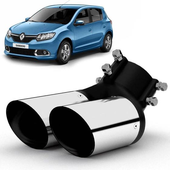 Imagem de Ponteira De Escapamento Renault Sandero 2015 Até 2023 Pop