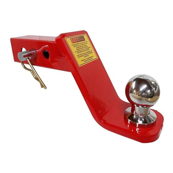 Imagem de Ponteira Engate Do Reboque Troller Vermelha