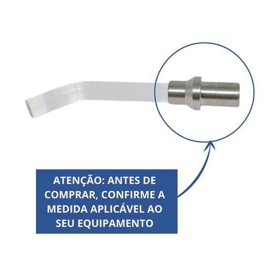 Imagem de Ponteira Fibra Ótica Fotopolimerizador Branca 10x15mm