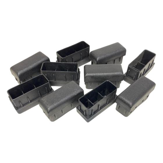 Imagem de Ponteira Interna Para Pé de Cadeira Retangular 30x70mm 4un