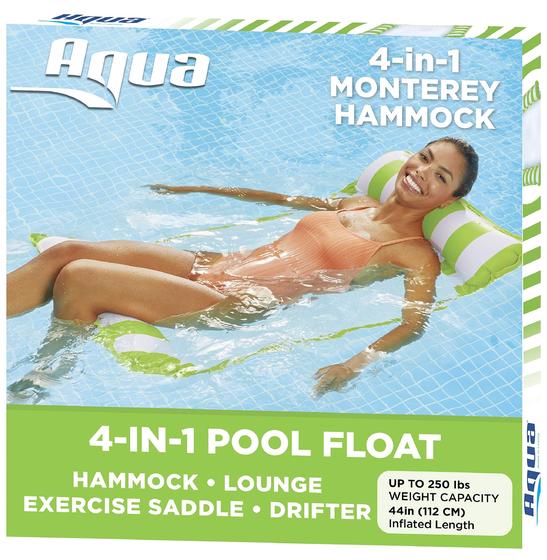 Imagem de Pool Float Aqua 4 em 1 Monterey Hammock inflável